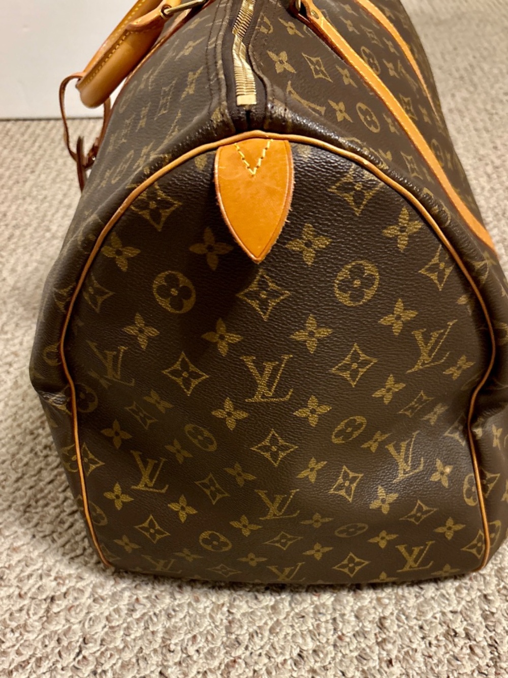 Authentic Louis Vuitton Keepall 55 Monogram Vintage Travel Duffle Bag - Picture 5 of 15